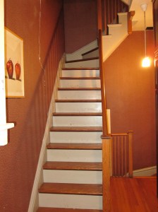 Secondary stairway, BEFORE